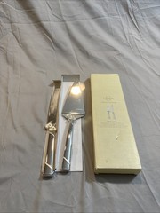 Lenox Silver Plated 2 Piece Dessert Set True Love