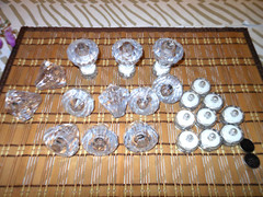 12 Pc ~ ACRYLIC DIAMOND LED COLOR CHANGING LIGHTS , TABLE PARTY DECOR