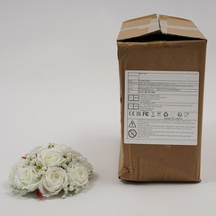 White Green Artificial Floral Balls Half Moon Flower Ball Wedding Table Decor