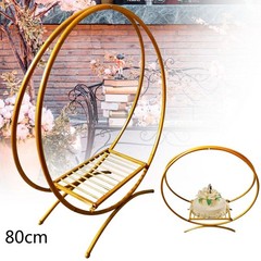 Round Metal Flower Stand Wedding Load 5kg Decoration Stand Spacious Display Area