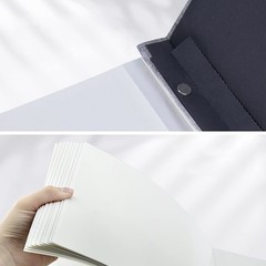 Self Adhesive Photo Album 4×6 5×7 8×10, DIY Picture Book, Gift for Mom, Gray