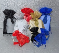 Jewelry Bags Organza Bags MIX Gift Pouch Candy Wedding Favor Mix 5×7 3×4 100pcs