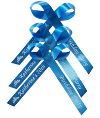Personalized Ribbon Bow Wedding Favor Baby Shower Birthday Bridal 25 Quinceanera