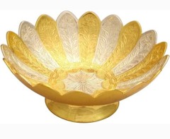 Gold Silver Plated Lotus Return Gift Bowls Indian Wedding Gift Party Favors Gift