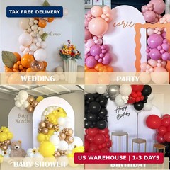 7.2FT Arch Backdrop Cover Spandex Fitted Wedding Arch Covers,Round Top Double-Si