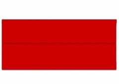 #10 Business Envelopes, Bright Color Red, 24w(90gsm), 4 1/8 x 9 1/2, 50 Qty