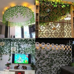 12 Pack 84 Feet Fake Ivy Leaves Artificial Garland Greenery 84 feet, Green