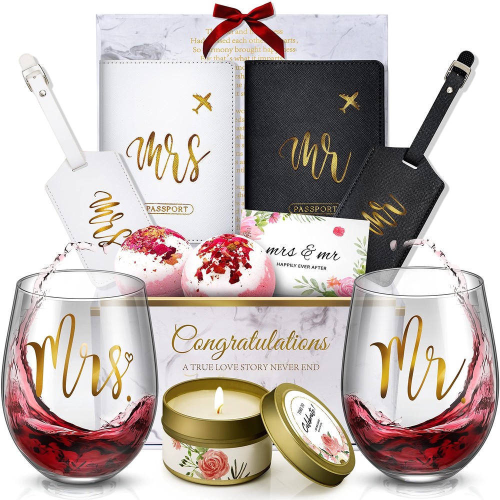 Yorktend Wedding and Engagement Gift for Couples – 11 Piece Set, Black