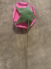50pcs Artificial Flowers Real Looking Foam Roses Decoration DIY Pink