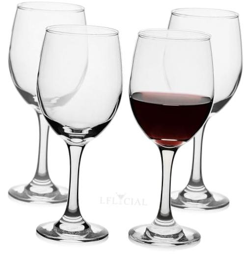 Wine Glasses Set of,Durable Red Wine Glass for Bordeaux/Cabernet,Thick 4