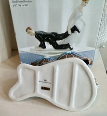 WeddingStar Escaping Groom Porcelain Wedding Cake Topper Bride Groom NEW in Box