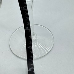 Set of 6 Clear Champagne Flute Glasses 8.5in Tall Classic Wedding Event