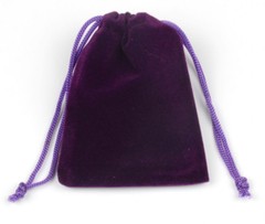 (10 PACK) VELVET BAGS 4″ x 3.5″ plush party favor wedding gift jewelry pouch