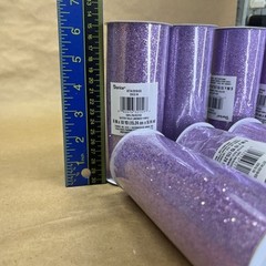 Lavender Purple Glitter Tulle 6″ x 10 yds – NEW Sealed – Lot of 8 Rolls
