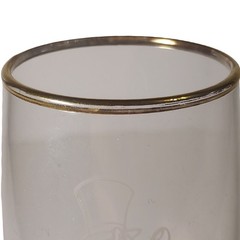 Vintage 1996 Pepe Le Pew & Penelope Wedding Toasting Glasses w/Gold Rim-SEE DESC