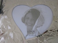 LENOX Silver-Plated Wedding Promises Double Photo Album Holds 4 x 6 photos NEW