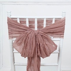 5 Gauze Cheesecloth Cotton CHAIR SASHES Party Events Home Decorations Supplies