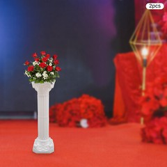 4pcs Roman Pillar Flowerpot Holder Wedding Roman Column Landscape Venue Decor