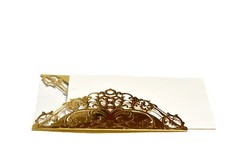 Laser cut wedding invitations