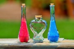 Value Heart Unity Sand Ceremony Set – 3 Pc w/ Sand – Heart will have inclusions