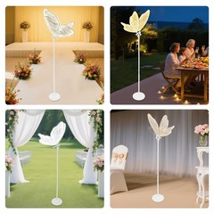 LED Ambient Light Wedding Decoration Light 60*146-178cm Butterfly Floor Lamp