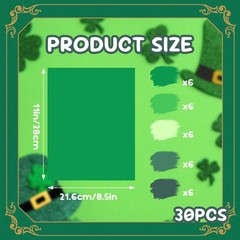 Bazyrock 30 Sheets Green Cardstock 8.5» x 8.5 inches x 11 inches,