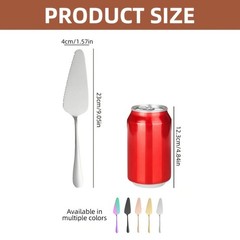 Multi color Food Grade Stainless Steel Cake Pizza Server for Home Kitchen Baking