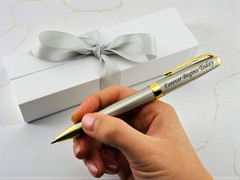 Personalized Wedding Gift Bulk Favors for Guests Custom Guestbook Pen