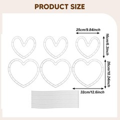 6 Pieces Flower Arrangement Holder Wedding Supplies for Floral Projects