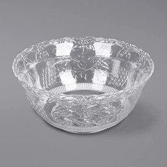 S.G Premium Quality 2 Gallon / 8 Quart Clear Plastic Punch Bowl – 2 Gallon Bowl