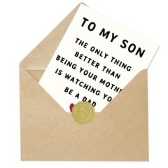 Fathers Day Card Gifts for Son, Father’s Day Cards Gifts Decorations for S