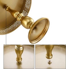 10 Pieces Gold Cake Stand, Metal Round Cupcake Tower, Decorative Dessert Fruit