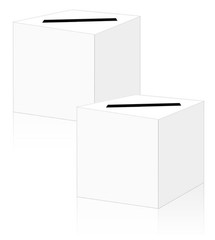 2 PCS White DIY Gift Card Box Holder Wedding Baby Shower Birthday Party