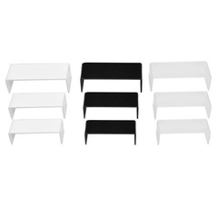 3pcs 3mm for acrylic Retail Display Stand Counter Exhibition Jewelry Rack Shelf