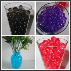 CLEAR DECO BEADS WATER STORING GEL CRYSTALS – vase filler water beads