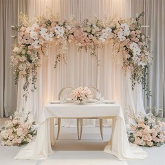 7.7ft Metal Wedding Arch Backdrop Stand Garden Arbor Frame Pergola for Ceremony