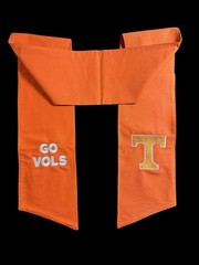 University of Tennessee Cotton Wreath Sash (2 Logos) 20k Stitch