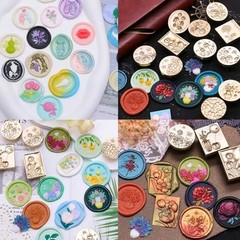 100 Pcs Assorted Color Sealing Wax Sticks for Wax Seal Stamp & Glue Gun – Perfec