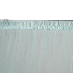 BLUE 5 ft x 10 ft Sheer Tulle Backdrop Curtain Panels Wedding Party Decorations