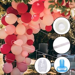 White and Blue Balloon Arch Decorations Tools Kit Set Wedding Party Decorations