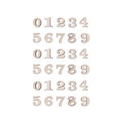 Wooden Table Numbers Unpainted Wooden Crafts Unfinished Wood Painting