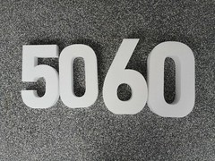 Polystyrene Number 50cm Birthday Anniversary Party Digit Letter Table Decoration 3D