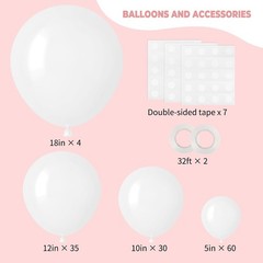 Balloon Garland Arch Kit for Wedding Birthday Baby Shower Party Decorations