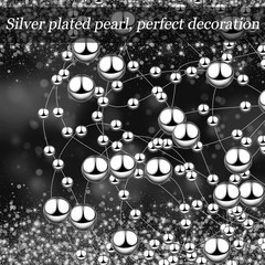 24 Pcs Artificial Pearl String for Floating Candle Faux Pearls Beads String G…