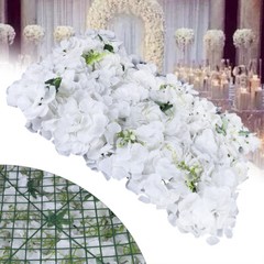 12pcs Artificial Flower Wall Panels Floral Decor Prop Wedding Party Venue Decor