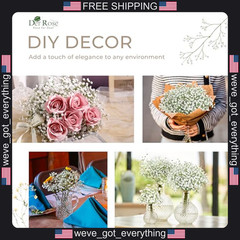 12 Bundles Artificial Baby’s Breath Flowers for Wedding Decor