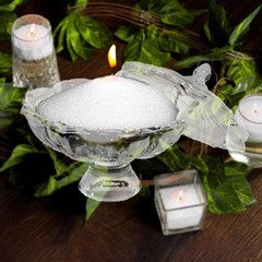 Glass Candy Dish with Lid 4oz Clear Crystal Bowl for Candies Nuts Jewelry