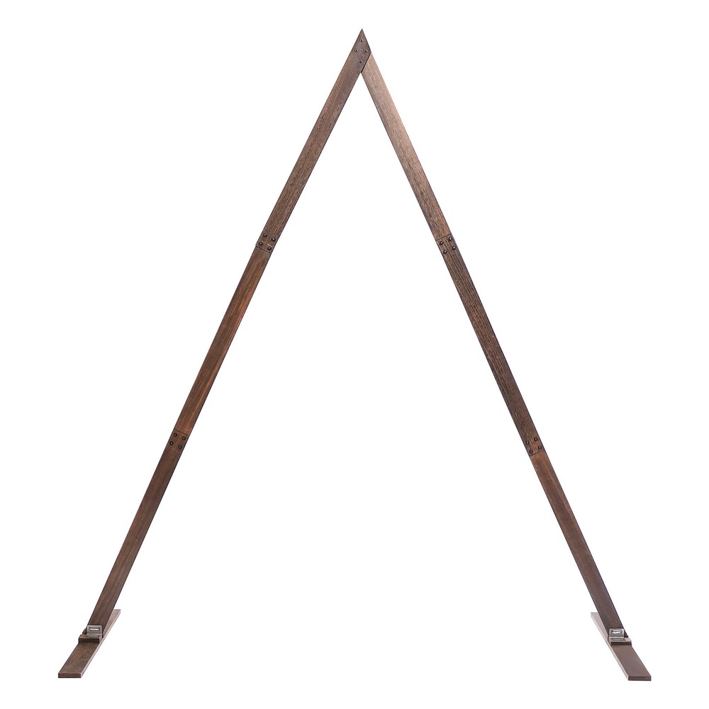 Polygonal Wooden Wedding Arch Flower Frame Backdrop Stand Birthday Venue Arbor
