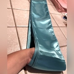 14~Elegant Chair Sash in Satin Aqua Blue & Tiffany Color in size 6” x 106”
