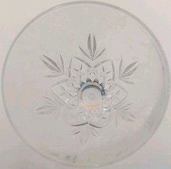 Princess House Lead Crystal Wine Glasses Set of 3 Vintage Fast Ship!
